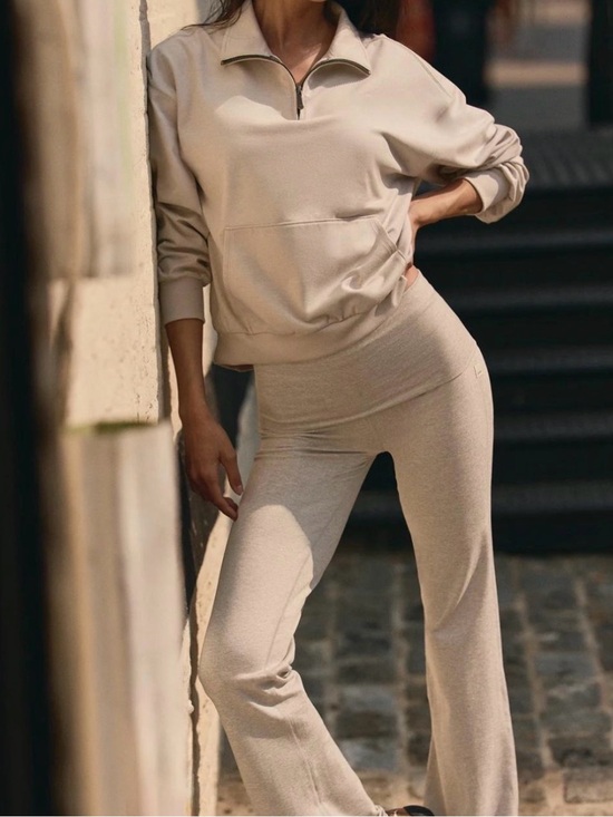 Vuori Other - Vuori set - top + pants - light tan - women’s XS